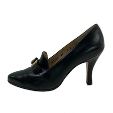Salvatore Ferragamo Black Leather Women's Pumps