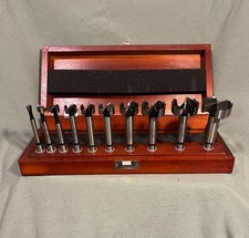 Forstner Bit 1/4  -1-3/8  Wood Drilling Set NOB