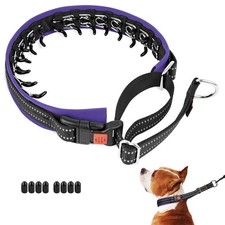Mayerzon Martingale No Pull Collar for Medium Large Dogs Purple L