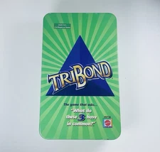 TriBond Game Travel Version Metal Tin Riddles Game, Complete - Ships FREE