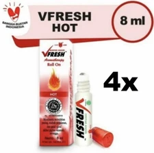 CAP LANG - Vfresh Minyak Angin Aromatherapi Hot 4x 8ml