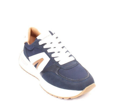 Alexander Smith 95a Multicolor Leather Lace-Up Sneakers Shoes 40 / US 7