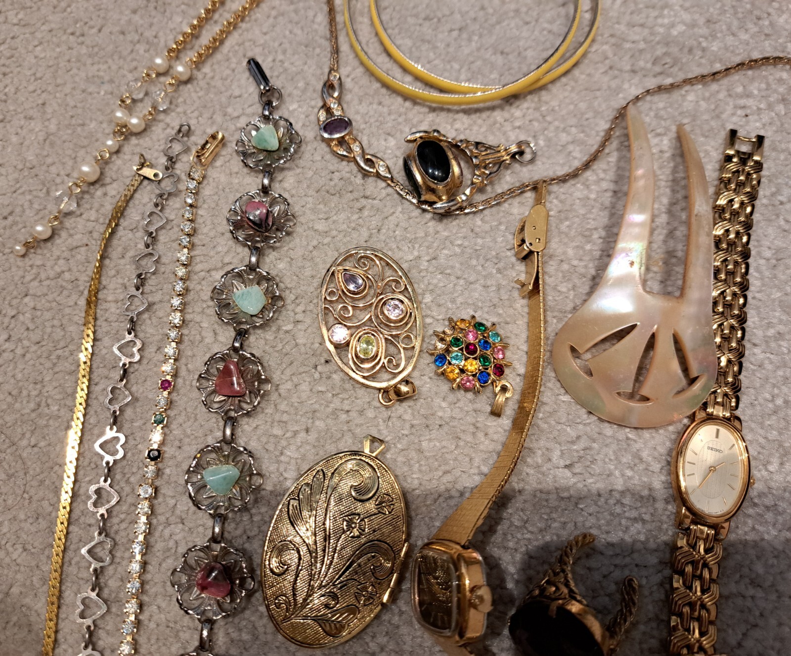 VIntage costume jewellery mixed lot eBay