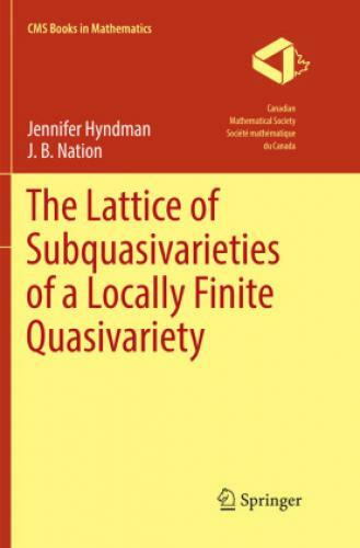 Thumbnail - The Lattice Of Subquasivarieties Of A Locally Finite Quasivariety 5763