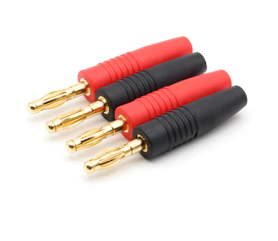 ✅ 10 Paar 20 Stück 4mm Bananenstecker Goldstecker Ladegerät Ladekabel Stifte RC - Bild 4 von 4