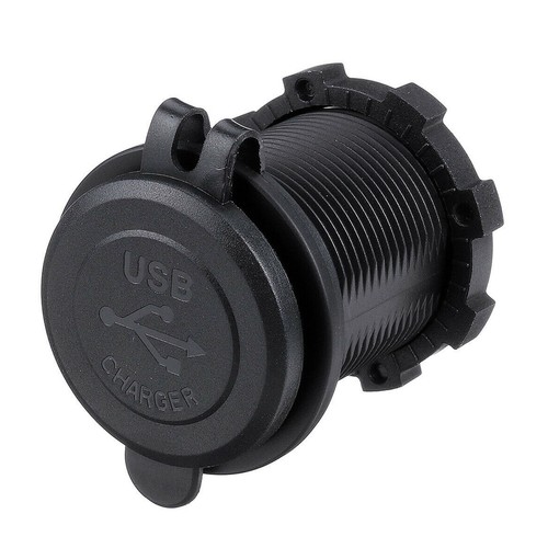 Chargeur étanche à double prise USB Voltmètre LED 12V prise courant pour voiture - Photo 7 sur 8