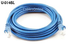 Intellinet 14 ft CAT5E UTP Ethernet RJ45 Patch Cable BL