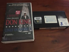 DON KING ONLY IN AMERICA - VING RHAMES -  VHS VIDEO