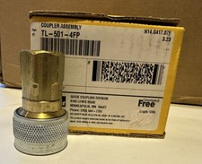 New PARKER TL-501-4FP Coupler Quick Connect 1/4" NPTF, 1/2" Body Size