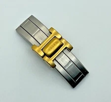 16MM ORIGINAL GUCCI WATCH DEPLOYMENT BUCKLE WITH LINKS FOR 9200M YELLOW BRACELET
