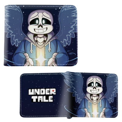 New Sans Wings UNDERTALE BiFold Wallet Standard Size Credit Card Billfold