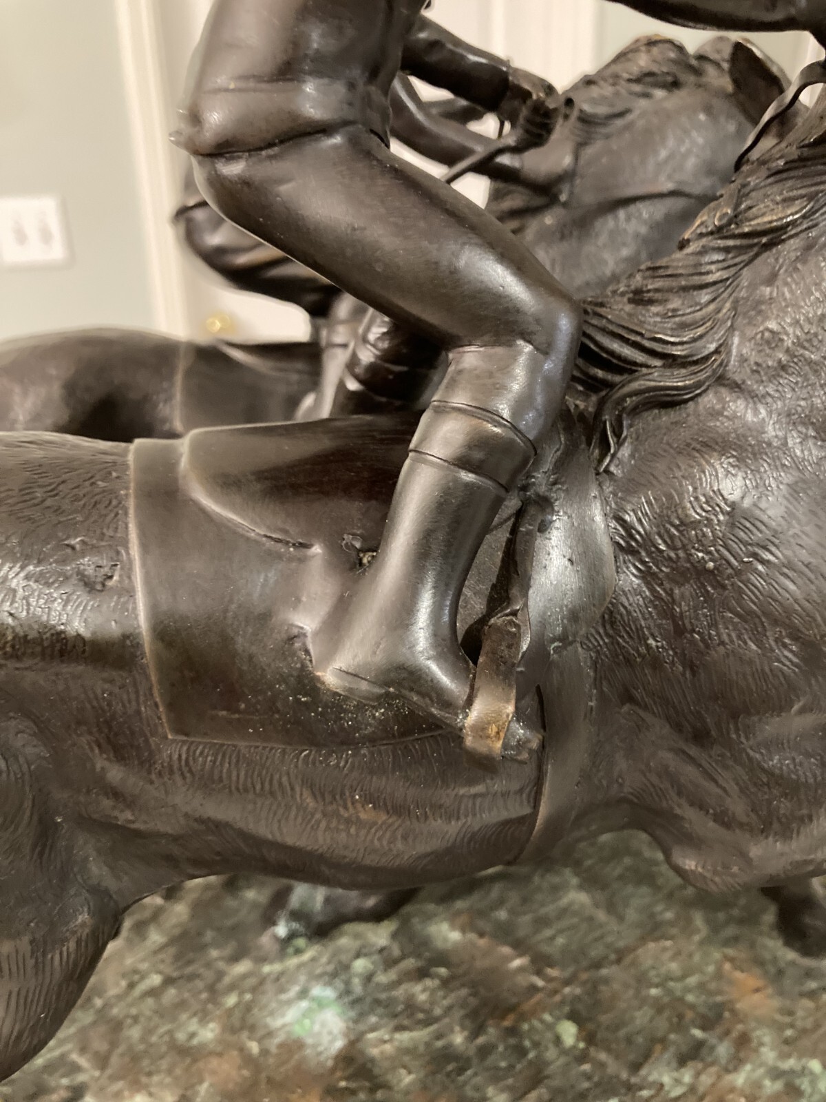 Maitland Smith Bronze Race Horses/Jockeys Statue Vintage eBay