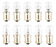 10x 3497 Miniature Lamp Bulb Automotive Clear Auto Trunk Lightbulb Car 12v Ba15s 10x 3497 Miniature Lamp Bulb Automotive Clear Auto Trunk Lightbulb Car 12v Ba15s