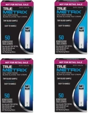 TRUE METRIX Blood Glucose Test Strips 200 ct, FREE SHIPPING 2/27 Expiration