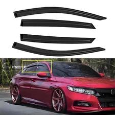 Honda Accord 10th Gen 2018-2022 Window Visors Vent Sun Rain Guards Deflector