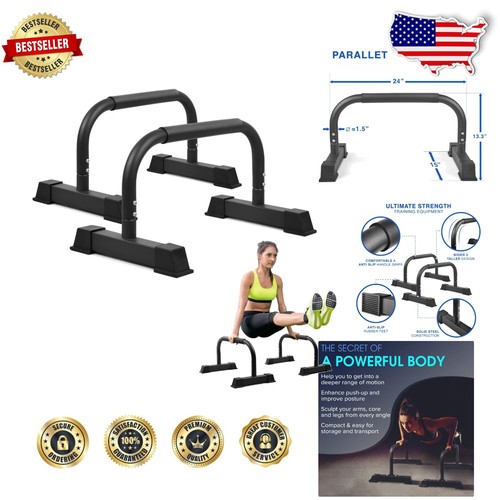Non-Slip Push Up Stand Parallettes - Calisthenics Equipment for All Levels