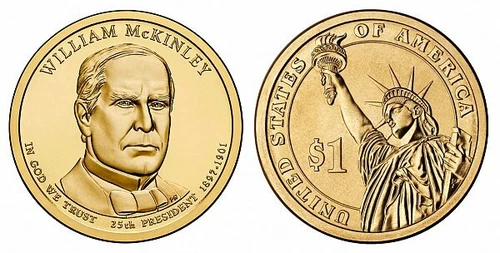 2013-P Presidential Dollar William McKinley — photo from the most recent tracked eBay sale