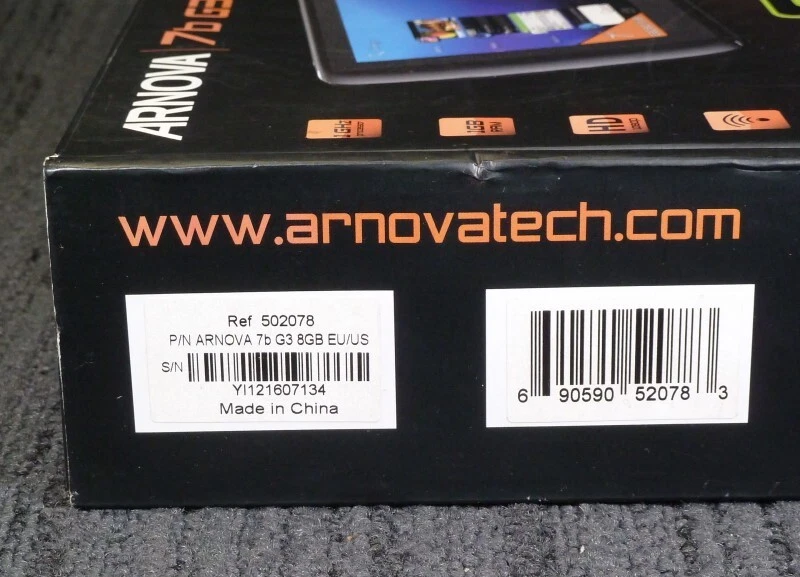 Планшет Arnova 7d G3 AN7DG3 8 ГБ Wi-Fi - Изображение 2 из 4