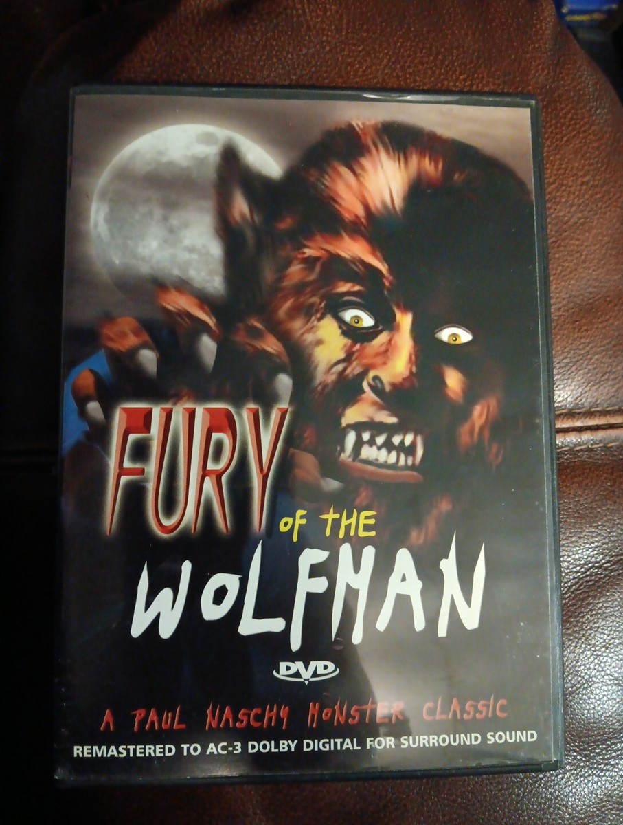 Fury of the Wolfman 1972 DVD Tested VG+ Horror Werewolf Remastered