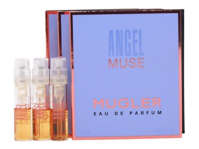 THIERRY MUGLER ANGEL MUSE EDP 1.5ml .05fl oz x 3 PERFUME SPRAY SAMPLES
