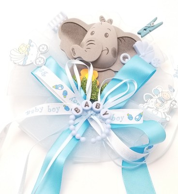 baby shower corsage elephant