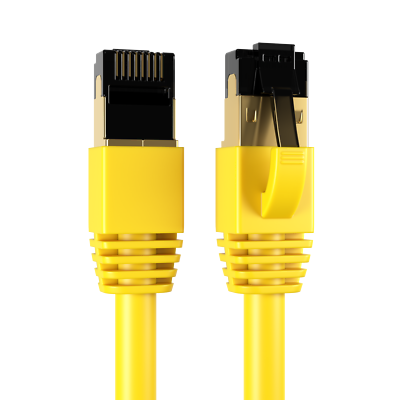 #ad CAT8 Yellow SFTP Ethernet Cable 40Gbps 2GHz Copper LAN Wire 0.5FT 75FT Multi LOT $541.89
