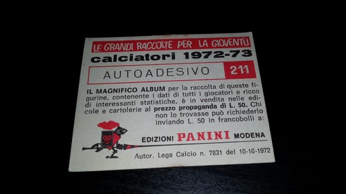1972-73 MILAN Calciatori Panini 1973 SCEGLI *** figurina con velina *** - Imagen 25 de 39