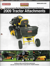 CRAFTSMAN SEARS 2009 TRACTOR ATTACHMENTS Lawn Mower Yard Sweeper Part #425584