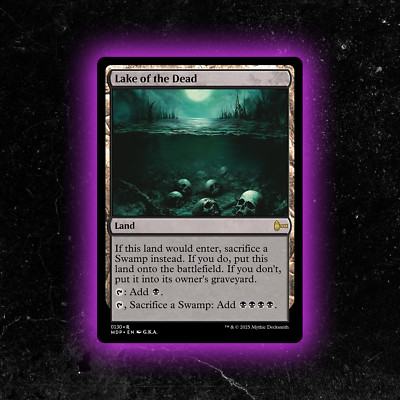 Lake of the Dead - Custom Magic: The Gathering Card - High-Quality