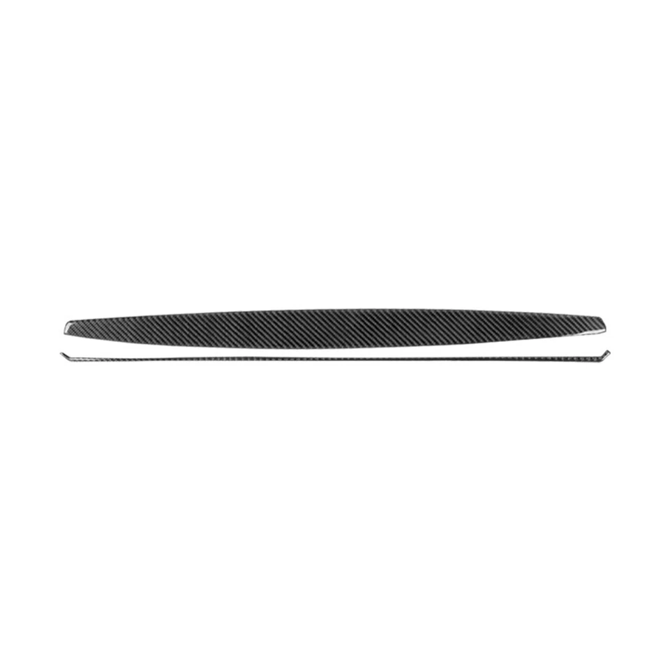 2Pcs Carbon Fiber Interior Main Dash Cover Trim For BMW 1 Series E82 E88 2008-13 - image 2 of 4