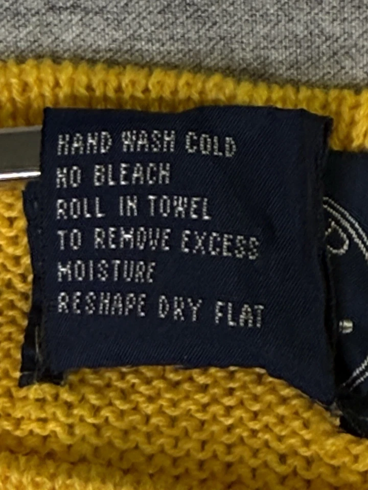 Suéter Pullover Sin Mangas Para Mujer Jennifer Moore De Colección Talla S Amarillo RARO Foto 4 de 4