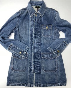petite fitted denim jacket