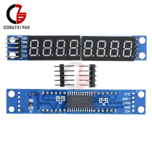 MAX7219 8-Digit LED Display Red 7 Segment Digital Tube For Arduino Raspberry Pi - Picture 14 of 14