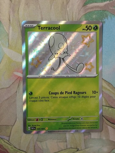 Carte Pokémon Terracool 105/091 EV4.5 Destinées de Paldea