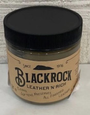 New Blackrock LEATHER 'N' RICH LEATHER CLEANER 4 oz. Saddle horse tack wax