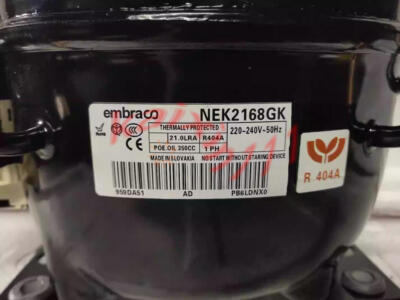 1PC Refrigeration Compressor NEK2168GK FOR EMBRACO New