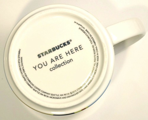 2015 YAH Starbucks Indianapolis You Are Here Collection 14oz. Coffee Mug Cup - Picture 5 of 5