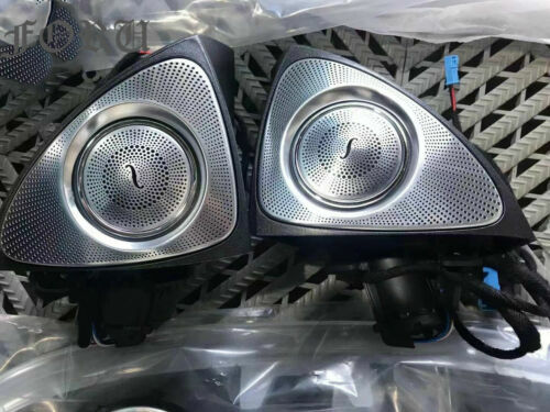 Altavoz giratorio 3D con luz ambiental interior LED ventilación de aire para Mercedes w222 - Imagen 20 de 22