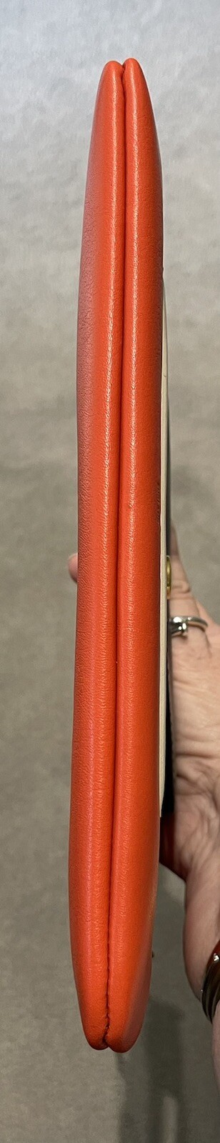 MULBERRY-GENUINE-MEDIUM -SOFT LEATHER-SHOULDER POUCH BAG  IN CORAL RRP £475 -NEW image 8
