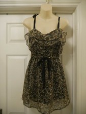 Floral Summer Dress Miso Ladies Size 8 Party Womens Chiffon Lined