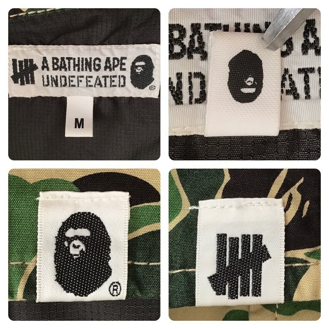BAPE × undefeated M65 military jacket ABC camo green A Bathing Ape Size M