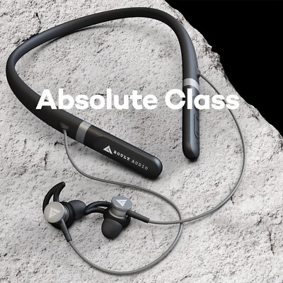 Boult Audio ZCharge Bluetooth Earphones 40H Playtime, Neckband Type-C Fast Charg