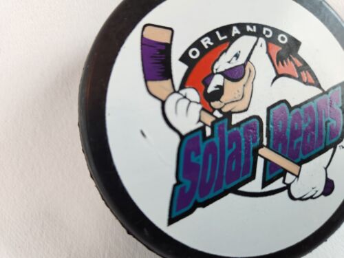 Orlando Solar Bears LOGO NHL HOCKEY PUCK - Picture 2 of 5