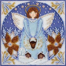 Mini Bead embroidery kit Little angel DIY Embroidery Kit beadwork pattern