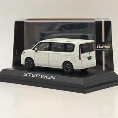 Hobby Japan 1/43 STEP WGN e:HEV SPADA Platinum White (P) Diecast
