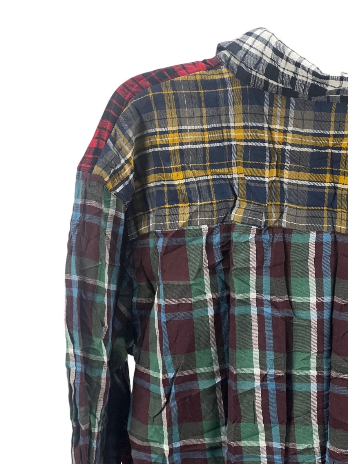 Live 4 Truth Patchwork Plaid Button-Up Shirt Mult… - image 11