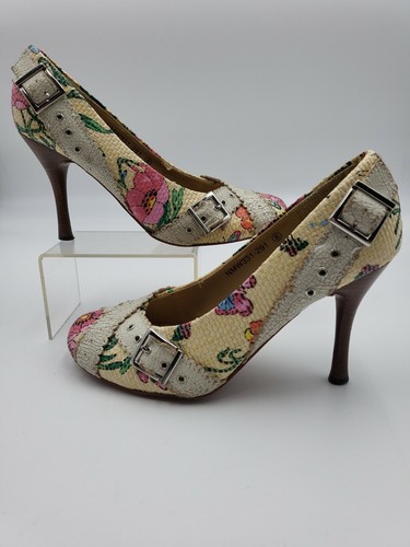 Naughty Monkey Womens Pumps Cone Buckle 