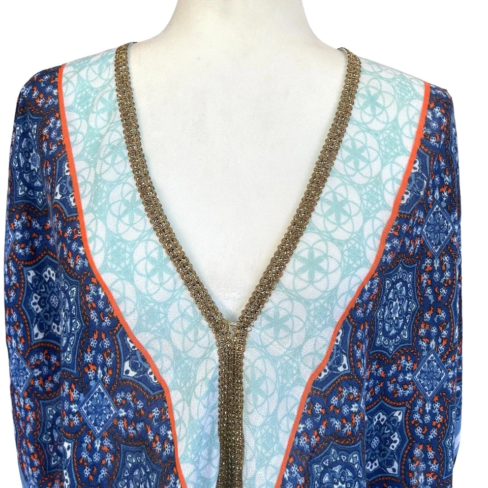 Steve Madden Funda de Natación Túnica Top Mini Vestido O/S Boho Resort Festival Playa Foto 2 de 4