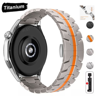 Titan Metall Armband Für Huawei Watch GT4/GT3/GT2/2e 46mm Watch 4 3 Pro Active