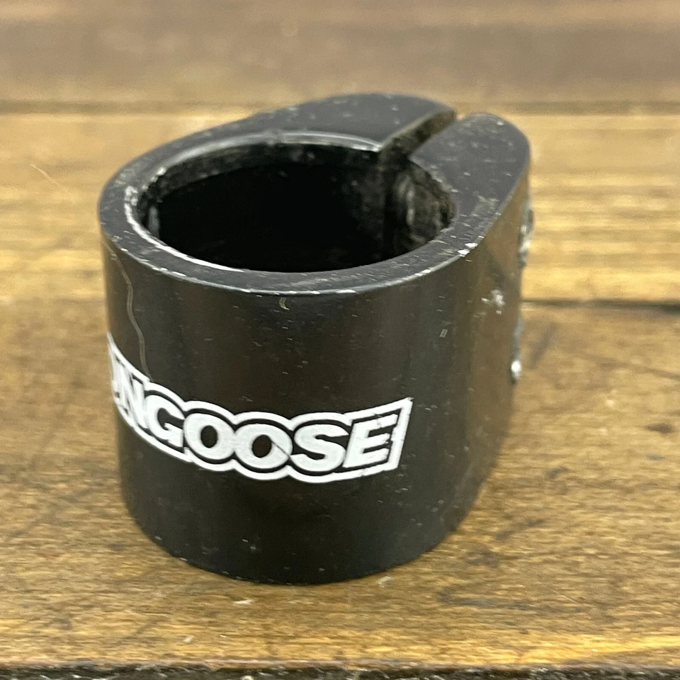 Abrazadera de tija de sillín Mongoose Pro 28,6 mm doble abrazadera perno Old School BMX OG 43 Foto 4 de 4